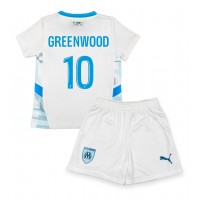 Fotballdrakt Barn Olympique de Marseille Mason Greenwood #10 Hjemmedraktsett 2024-25 Kortermet (+ Korte bukser)